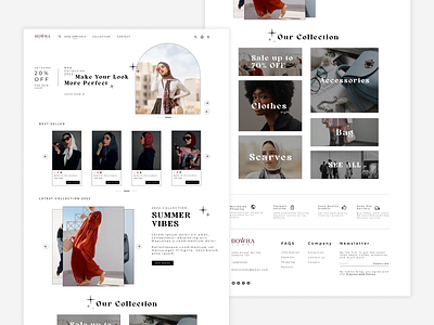 Bowralooks Landing Page aesthetic branding clean design crispy e commerce fashion graphic design landing page minimalism ui web design website white woman