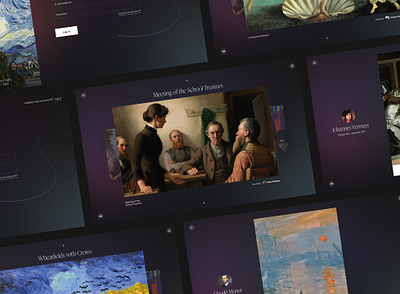 Art Gallery, I art concept design gallery interface product sneak peek ui ux web web design