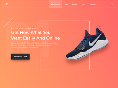 E-Commerce Shoes Website design graphic design ui ux