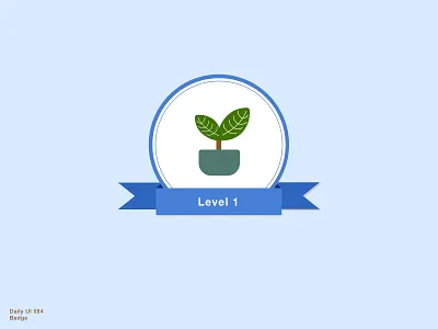 Daily UI 084 • Badge 084 badge badge design daily100 daily100challenge dailyui dailyui084 dailyuichallenge design illustration logo plant sketch ui uidesign uiux