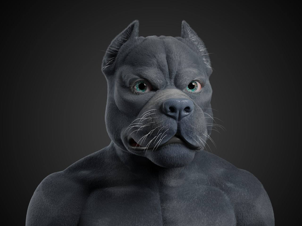 Pit Bull NFT 3D Collection by vino_costa for Roobinium on Dribbble