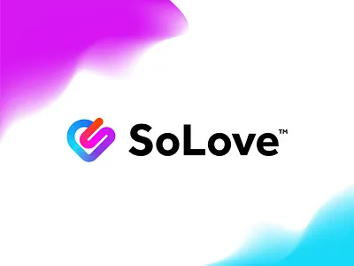 SoLove Logo Design a b c d e f g h i j k l m n app brand branding colorful design ecommerce icon logo logo design logo mark love mark modern logo modern logo design p q r s t u v w x y z s logo s love logo trends web design