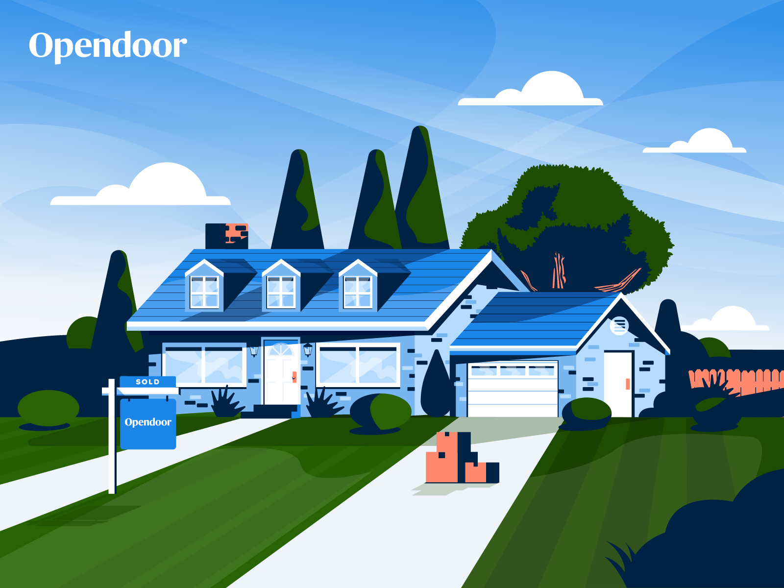 Opendoor illustration explorations