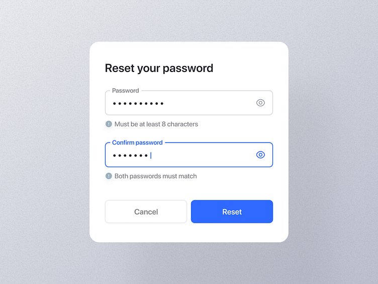 Log in & Sign up screens ( + reset password) by Marina Budarina on Dribbble