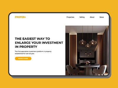 Investment Property Website UI Animation animation design finance interaction investing investment landing page mortgage motion graphics property ui user interface web