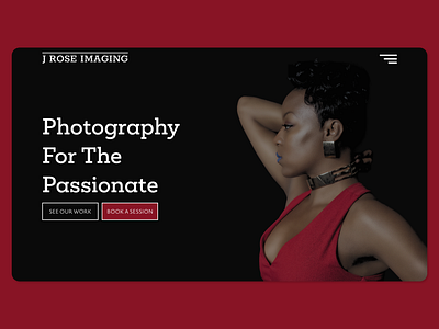 Photography Website | J.Rose Imaging adobe xd design j.rose imaging photography rosemond web design small business ui ux web design