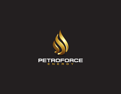 Petroforce Energy Logo Design branding logo