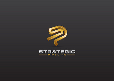 Strategic Pipeline Logo Design branding logo