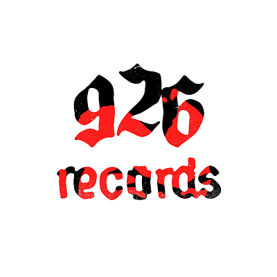 926 Record Label branding creepy demon gothic graphic design hiphop illustration inspiration logo mask music photoshop rap record label typography wonky