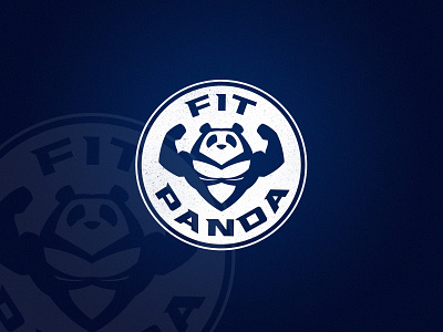 FitPanda animal bear bicep bodybuilding branding design fitness gym logo mascot muscle panda power predator rom@n sport strenght team training vector