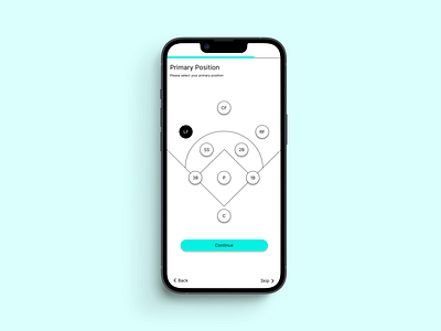 Onboarding Screen For Sports Recruitment (Baseball) app baseball graphic design onboarding recruitment sports ui