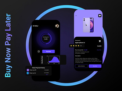 Buy Now Pay Later app app concept app design app development branding buy now pay later buy now pay later apps design ideausher illustration logo minimal ui ux