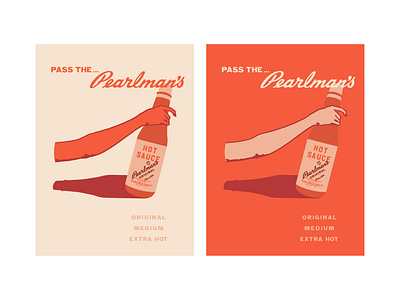 Pass the Sauce illustration lettering line art print type typography