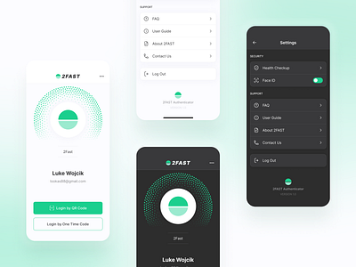 2FAST - Light vs Dark Mode app design ios mobile mobile app mobile design product design ui ux