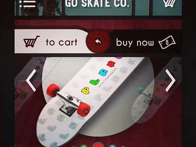 Skate Shop App Ui art artwork branding design drawing graphic design illustration logo ui vector