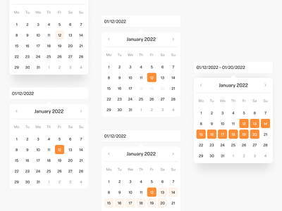 Date Picker Component app component calendar component dashboard date picker date picker component ui uiux ux web app web component