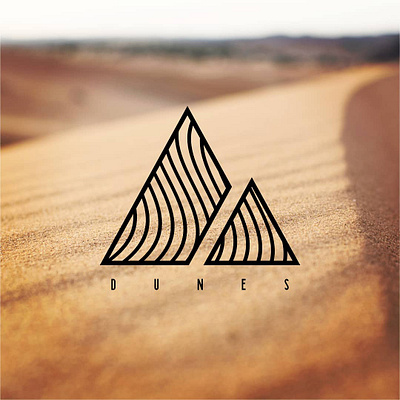 Dunes High End Apparel Company Logo Concept art artwork branding design drawing graphic design illustration logo vector