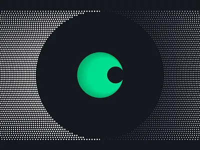 Chronosphere identity #1 branding c design dot icon identity illustration key visual logo mark minimal pattern tech wave
