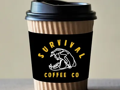 Survival Coffee Co Logo Concept Artboard 2 art artwork branding design drawing graphic design illustration logo vector