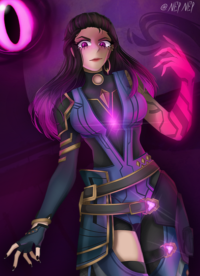 a little bit of experiments in my art style digital art games illustration reyna valorant