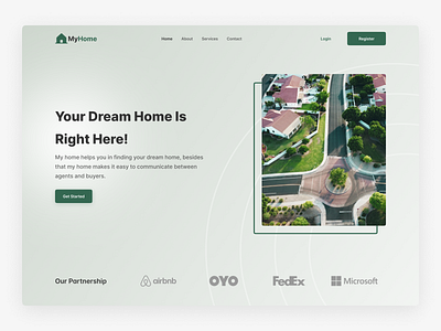 Real Estate Landing Page landingpage real estate landing page realestate ui uidesign uiux uxdesign webdesign