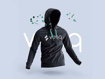 Hoodie 3d animation c4d cinema 4d clothing coin crypto digital hoodie nft octane render