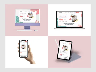 Learn Skills Design 3d animation branding design dribbble graphic design illustration logo motion graphics responsive ui