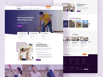 Get Cleaned Website UI UX