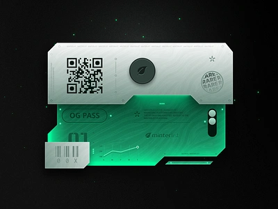 MinterList - NFT Pass 2d 3d animation blockchain branding casino crypto design gambling game interface graphic design illustration minterlist nft nft game p2e pass pass qr code ui ux