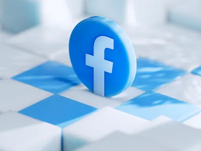facebook 3d animation art beautiful branding c4d design facebook graphic design logo love minimal motion graphics social media ui