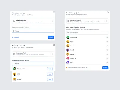 Design system component app clean component design system dropdown input box interface invite kit minimal modal modals popover popup product design profile saas search ui user