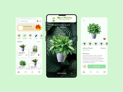 Online Store - Plant App Concept 3d animation app design branding design illustration logo mobile app online delivery app ui uiux web design