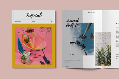 Multipurpose Portfolio Brochure Template annual report booklet brochure template catalog clean design editorial illustration indesign magazine multipurpose photography portfolio portfolio brochure print printable printtemplates project report template