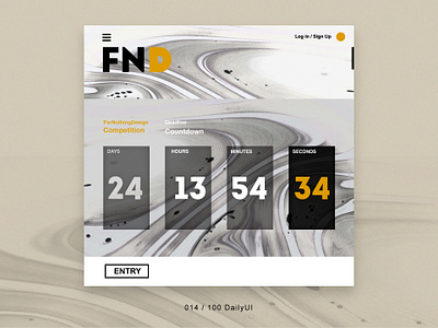 Countdown Landing Page ｜ DaiyUI 14 / 100 app countdown dailyui design designer landingpage ui uiux web webdesign website