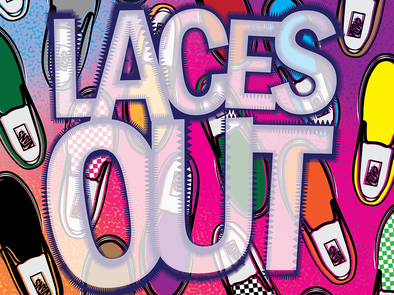 Hire Me VANS! - Laces Out branding design graphic design illustration vector