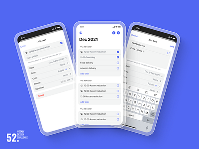 Design week 2 application ios mobile native design todo ui uiux ux uxui visual design