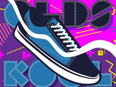 Hire Me VANS! - OLDS KOOL branding design graphic design illustration oldskool vans vector