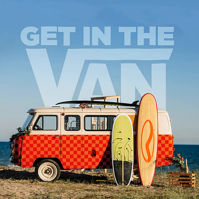 Hire Me VANS! - GET IN THE VAN! animation branding design graphic design motion graphics vans