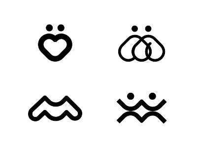 Logo options for a crypto dating app best logo designer brand identity branding crypto dating graphicdesign heart identity lettermark logo logo inspiration logofolio logos love m logo mark metaverse minimal modern logo monogram