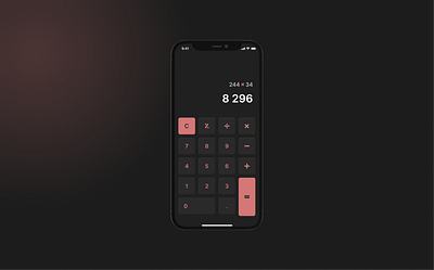 Calculator calculator dailyui designux ui