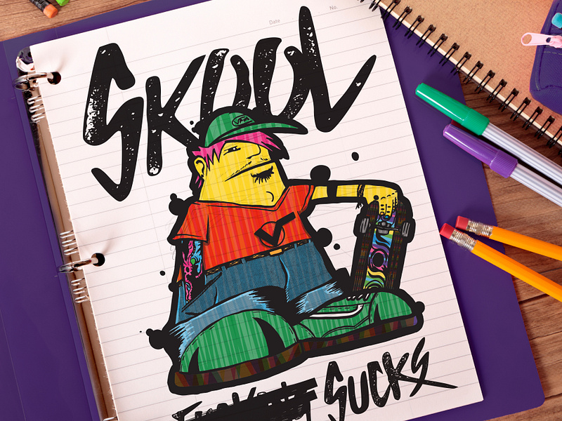 Hire Me VANS! - Back to SKOOL branding design graphic design illustration vans vector