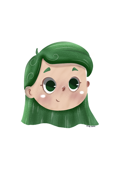 Greenci-chan animation branding graphic design logo