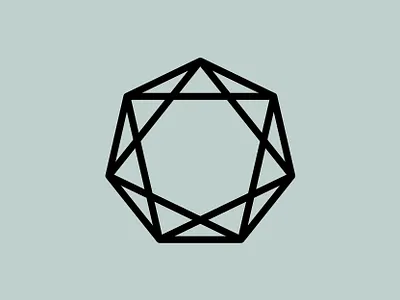 Star Logo brand branding digital geometric geometry icon identity industrial lines logo mark media minimal modern rotation round star symbol