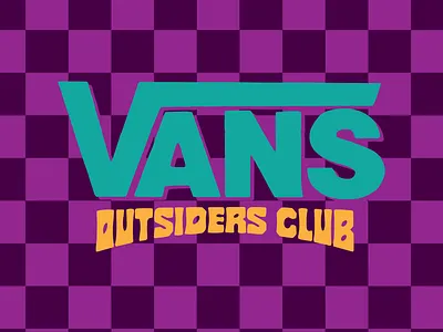 Hire Me VANS! - Outsiders Club apparel design branding design graphic design illustration vans vector