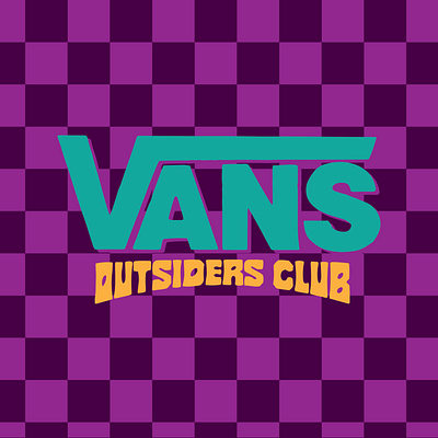 Hire Me VANS! - Outsiders Club apparel design branding design graphic design illustration vans vector