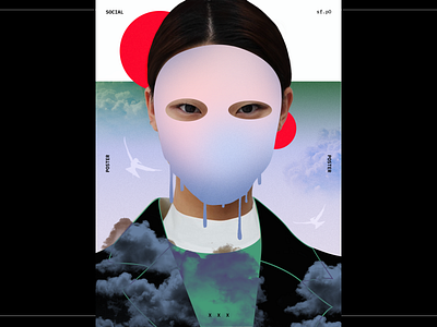 japanese motives adobe photoshop collage design digital digital poster graphic design illustration japan poster