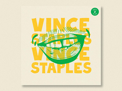 Vince Staples album of the year big fish theory branding design flat graphic design hip hop illustration illustrator law of averages ramona park underground vince staples