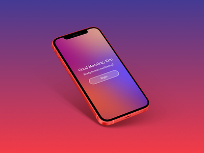 Mesh Gradient daily ui dailyui figma mesh gradient mobile mobile ui ui