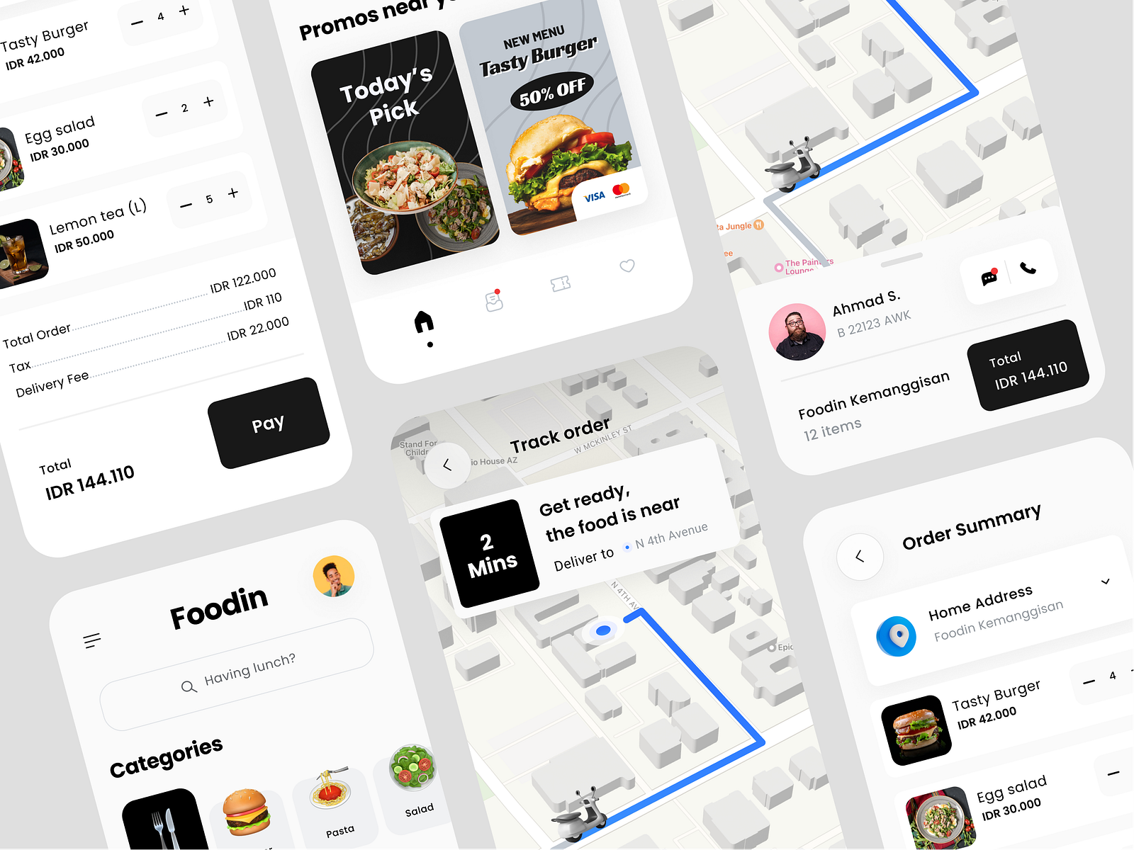 Food Delivery Mobile App by Zhofran Ardyan for Hatypo Studio on Dribbble
