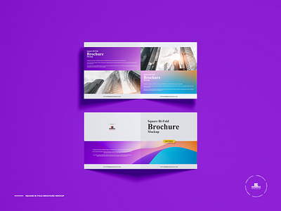 Free Square Brochure Mockup brochure mockup